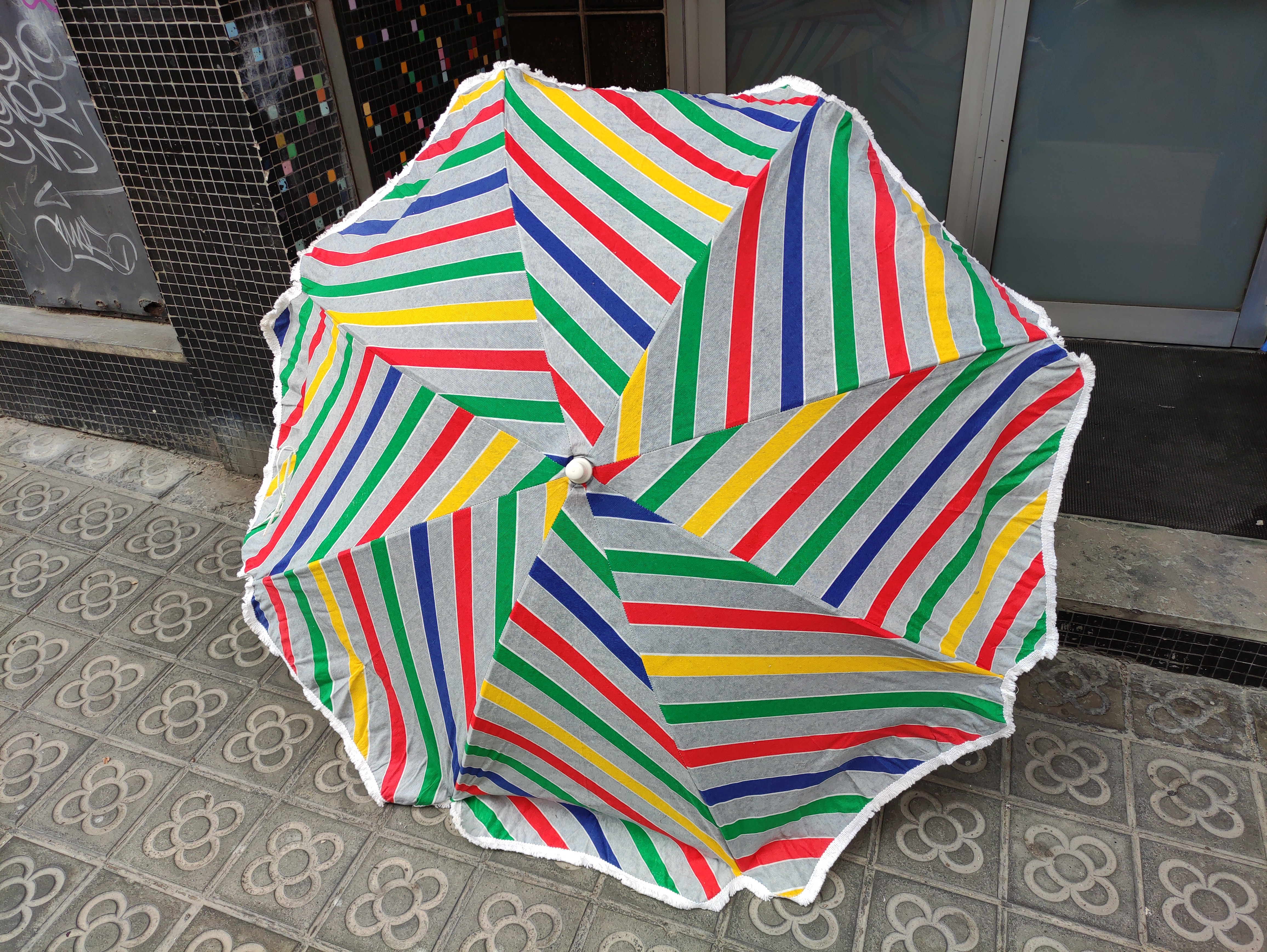 sombrilla estampada playa picnic o130-150 consultar